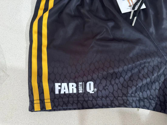 FARQ "Huk Tuah Barra"- Footy Shorts (With Pockets)