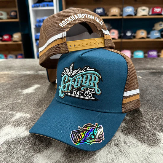 GFour ‘’Rocky’’ - Teal Deep Fit Trucker