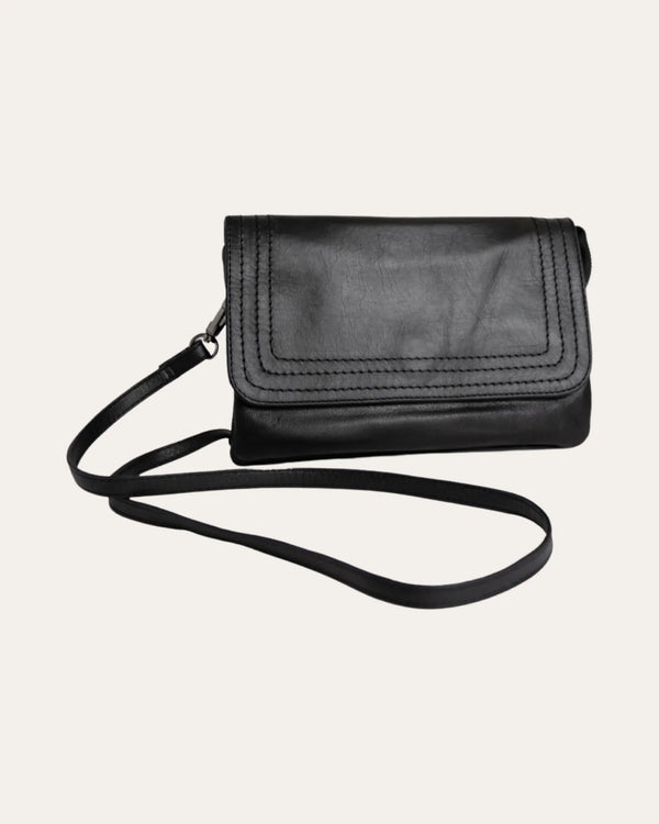 Bare Leather - Tate Bag / Clutch Black