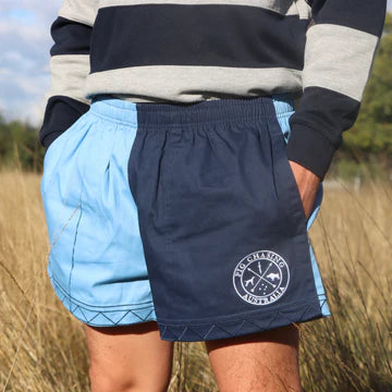 PCA Cotton Drill Rugger Shorts - Blue/Navy