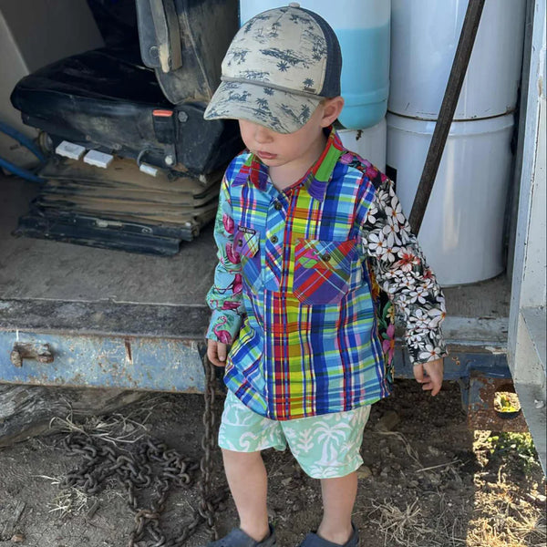 Coastal Cowboy - Jungle Kids Long Sleeve Workshirt