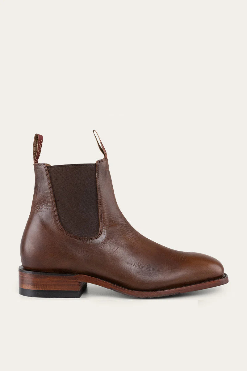 RINGERS WESTERN Kununurra Mens Boot -Burnt Brown