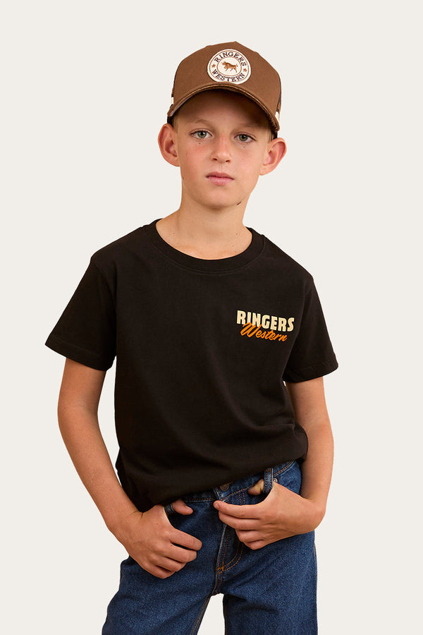 RINGERS WESTERN Truck Yeah Boys Classic Fit T-Shirt - Black