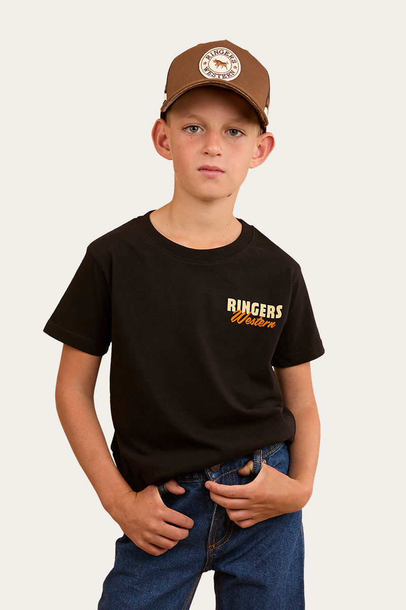 RINGERS WESTERN Truck Yeah Boys Classic Fit T-Shirt - Black