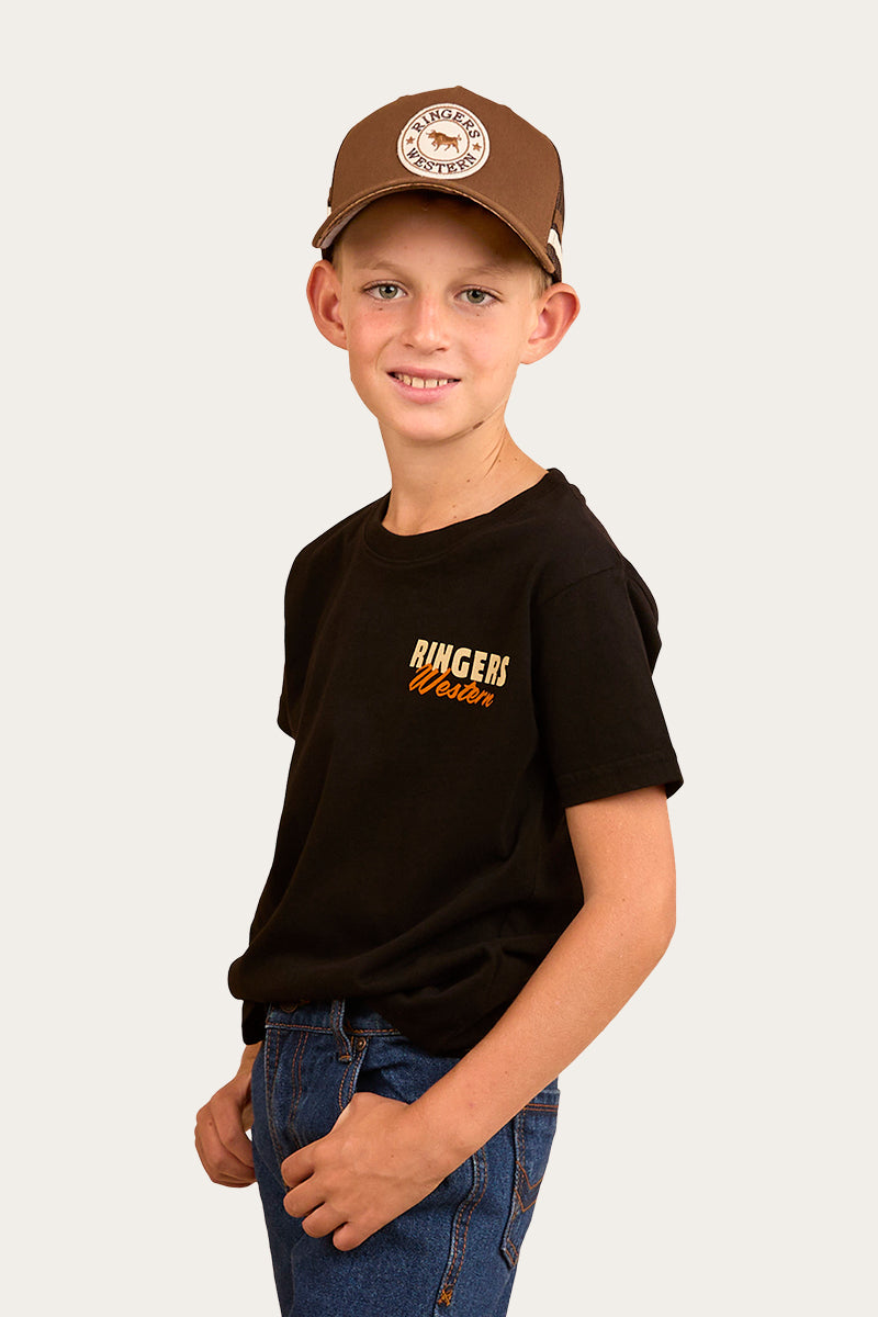 RINGERS WESTERN Truck Yeah Boys Classic Fit T-Shirt - Black