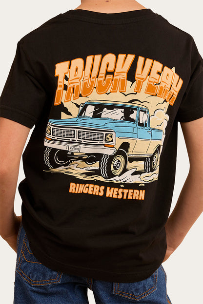 RINGERS WESTERN Truck Yeah Boys Classic Fit T-Shirt - Black