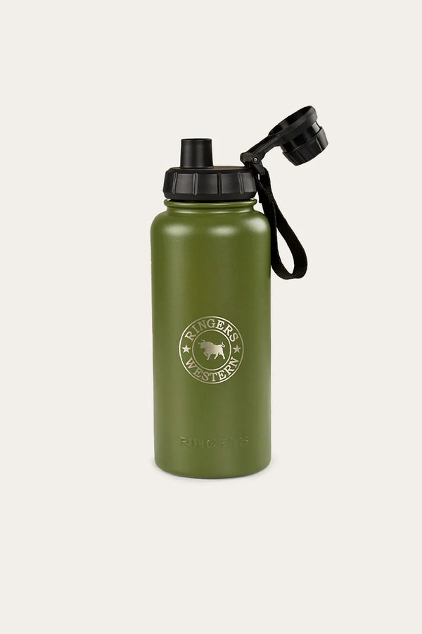 RINGERS WESTERN Longview Drink Bottle- Cactus Green