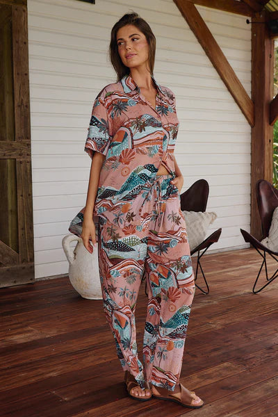 LakesIde Serenity Print Lola Shirt - Jaase