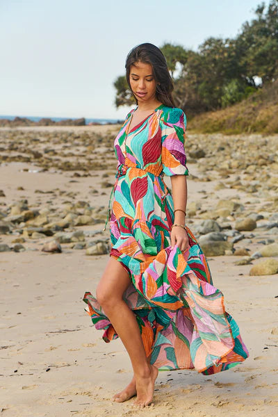 Soiree Print Tessa Maxi  - JAASE