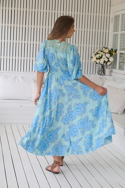 Jaase Summer Song Print Indy Maxi Dress – Whiskey and Wildflowers