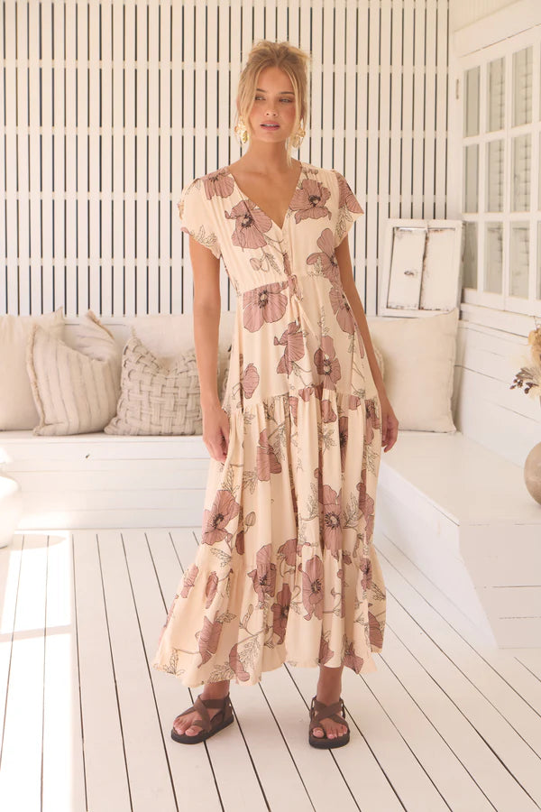 April Print Melissa Maxi Dress - Jaase