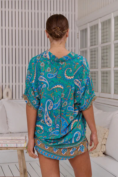 Ventura Print Lola Shirt  - JAASE