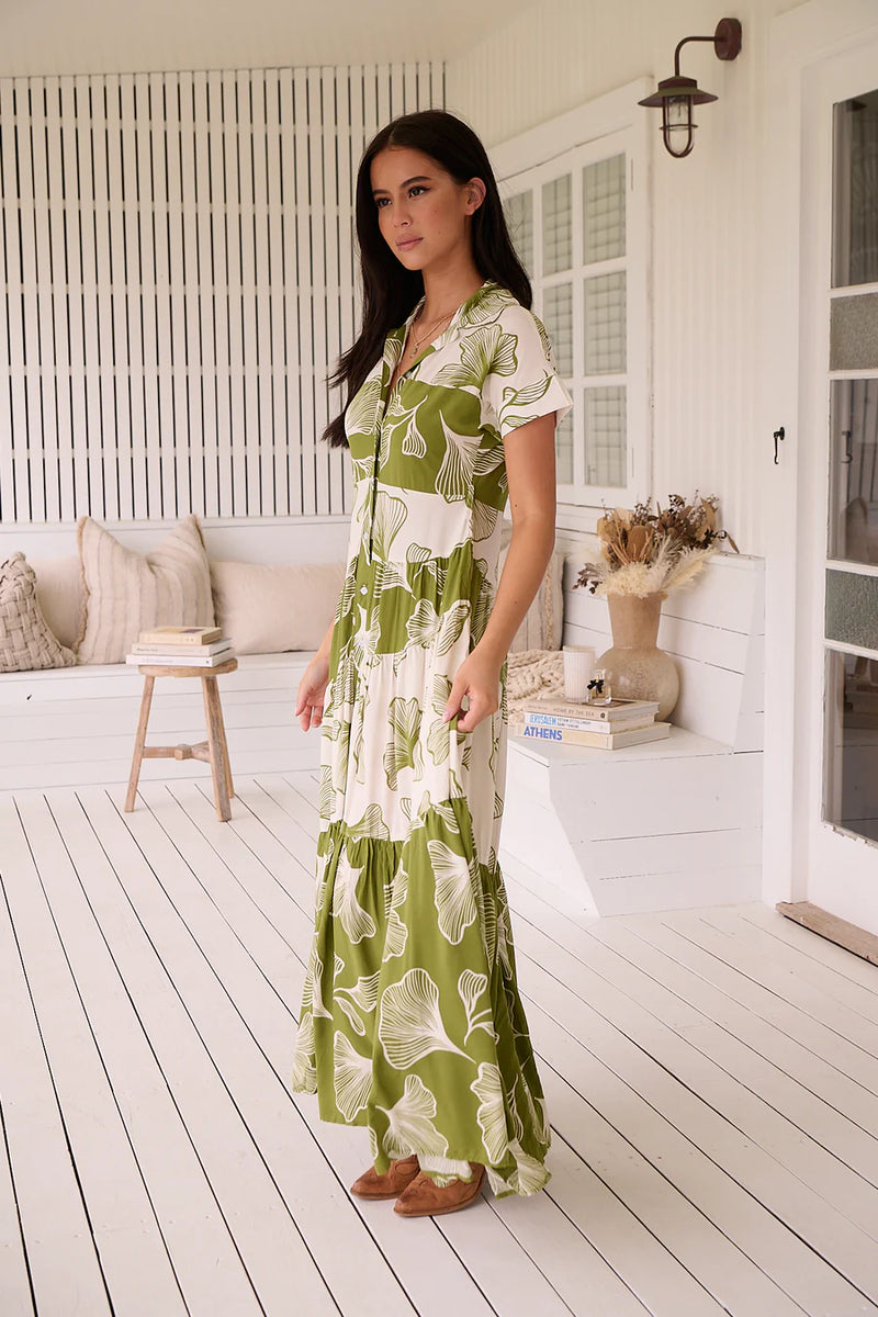 Emery Print Angele Maxi Dress - JASSE