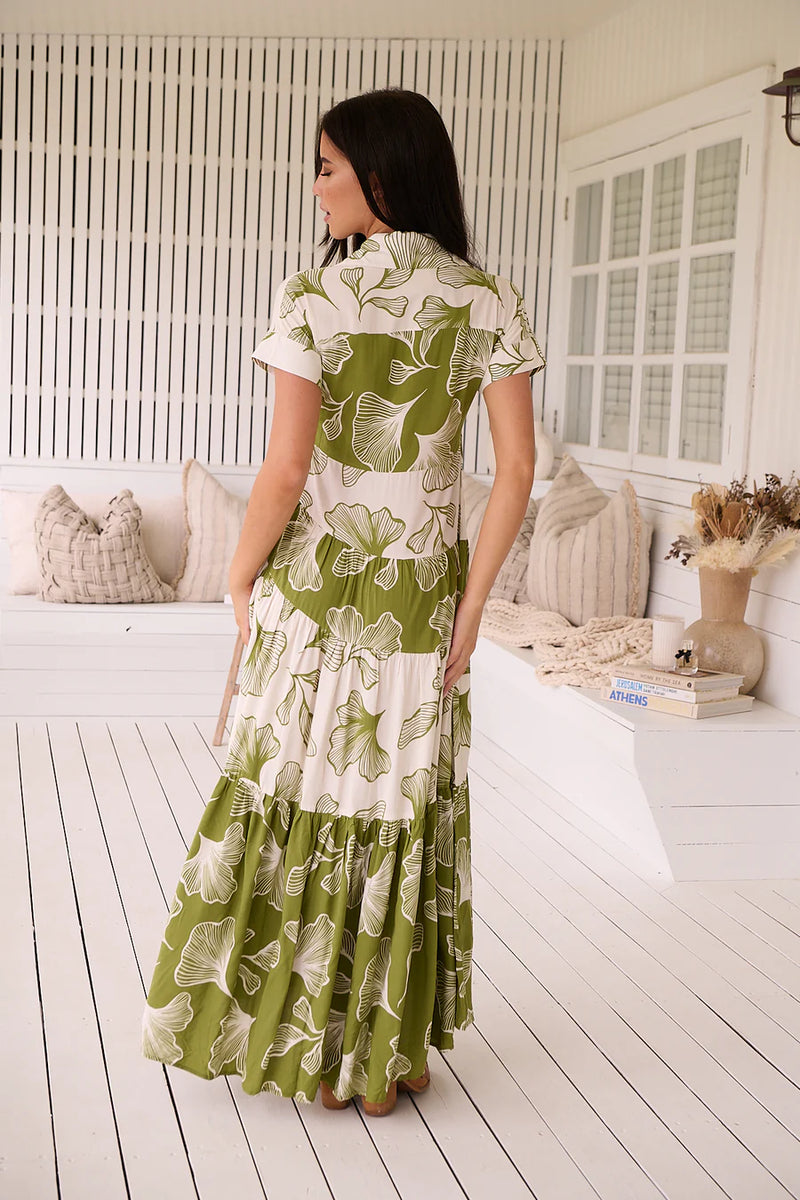 Emery Print Angele Maxi Dress - JASSE
