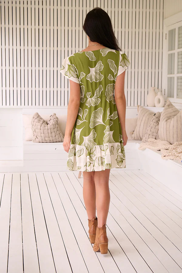 Emery Print Faithful Mini Dress - Jaase