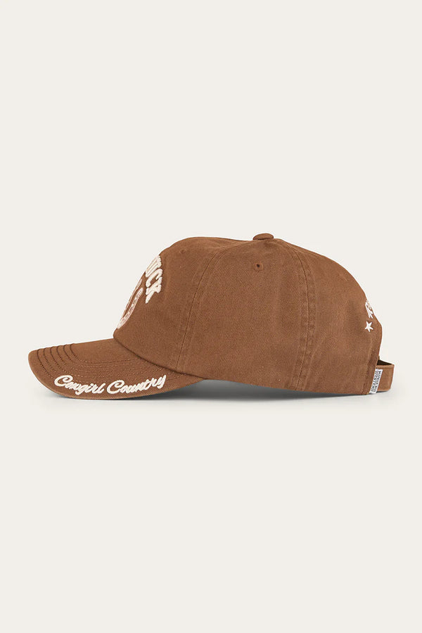 RINGERS WESTERN Lady Luck Baseball Cap - Saddle Brown