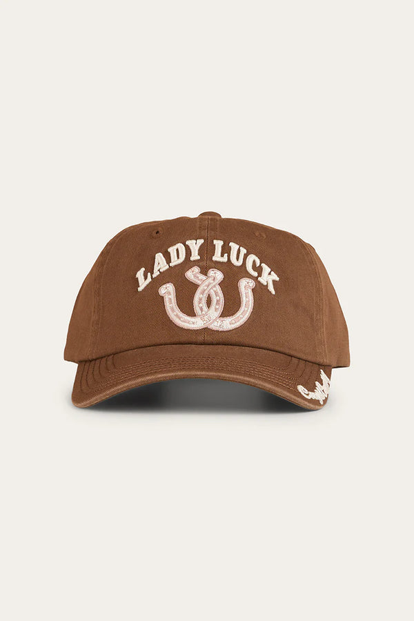 RINGERS WESTERN Lady Luck Baseball Cap - Saddle Brown