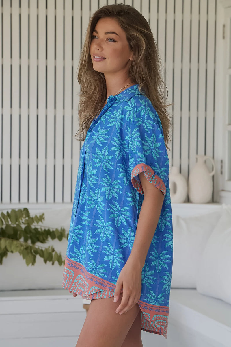 Take me on Vacay Print Lola Shirt - Jaase