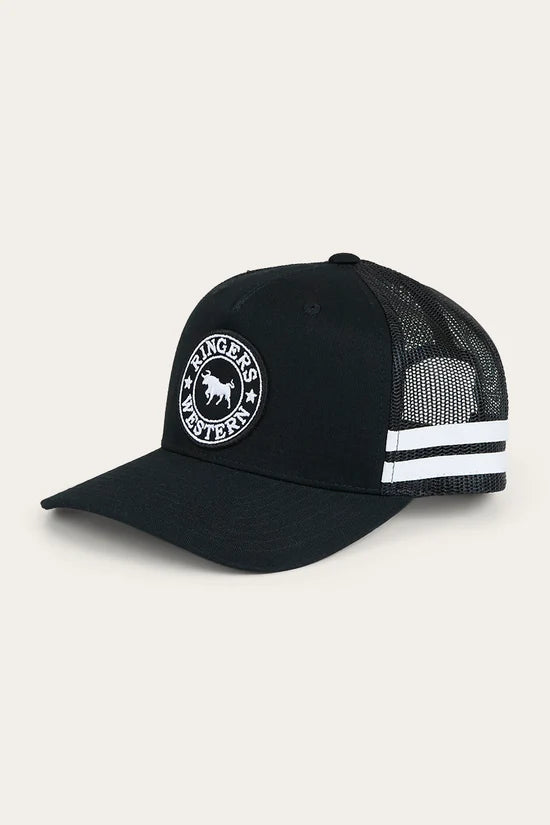 RINGERS WESTERN McCoy Kids Trucker Cap - Black / White