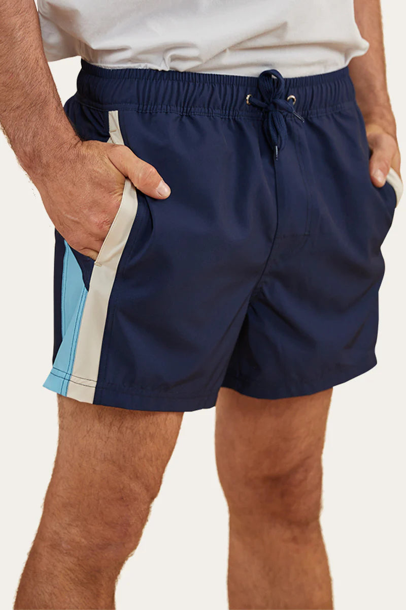 RINGERS WESTERN Rally Mens Swim Short - Navy/Blue