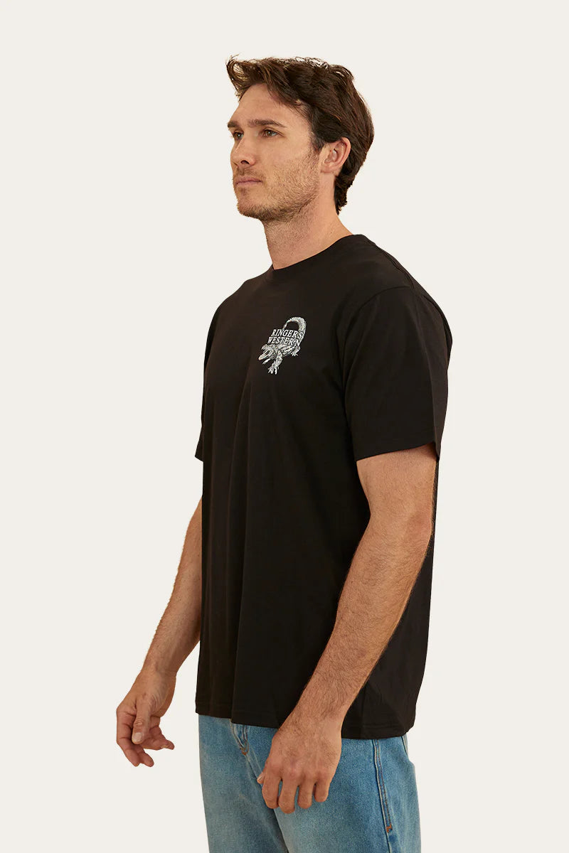 RINGERS WESTERN Salty Mens Loose Fit T-Shirt - Black