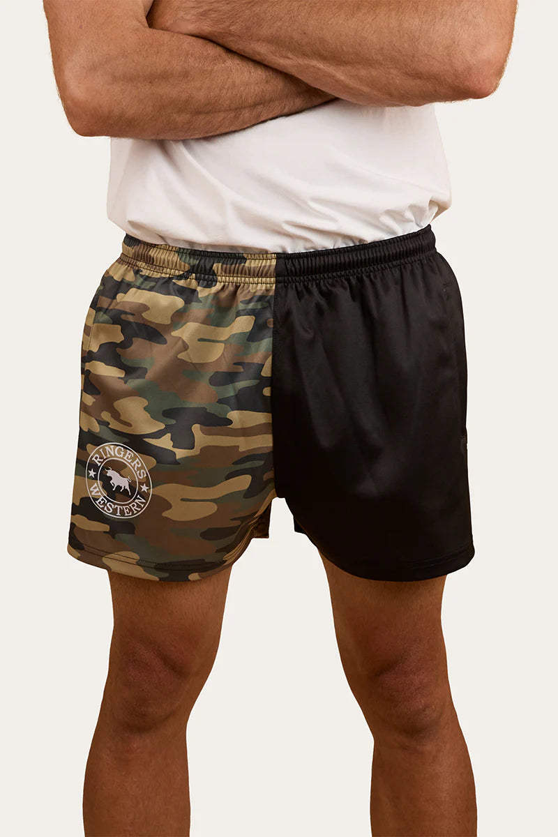 RINGERS WESTERN Unisex Footy Short -Black / Camo