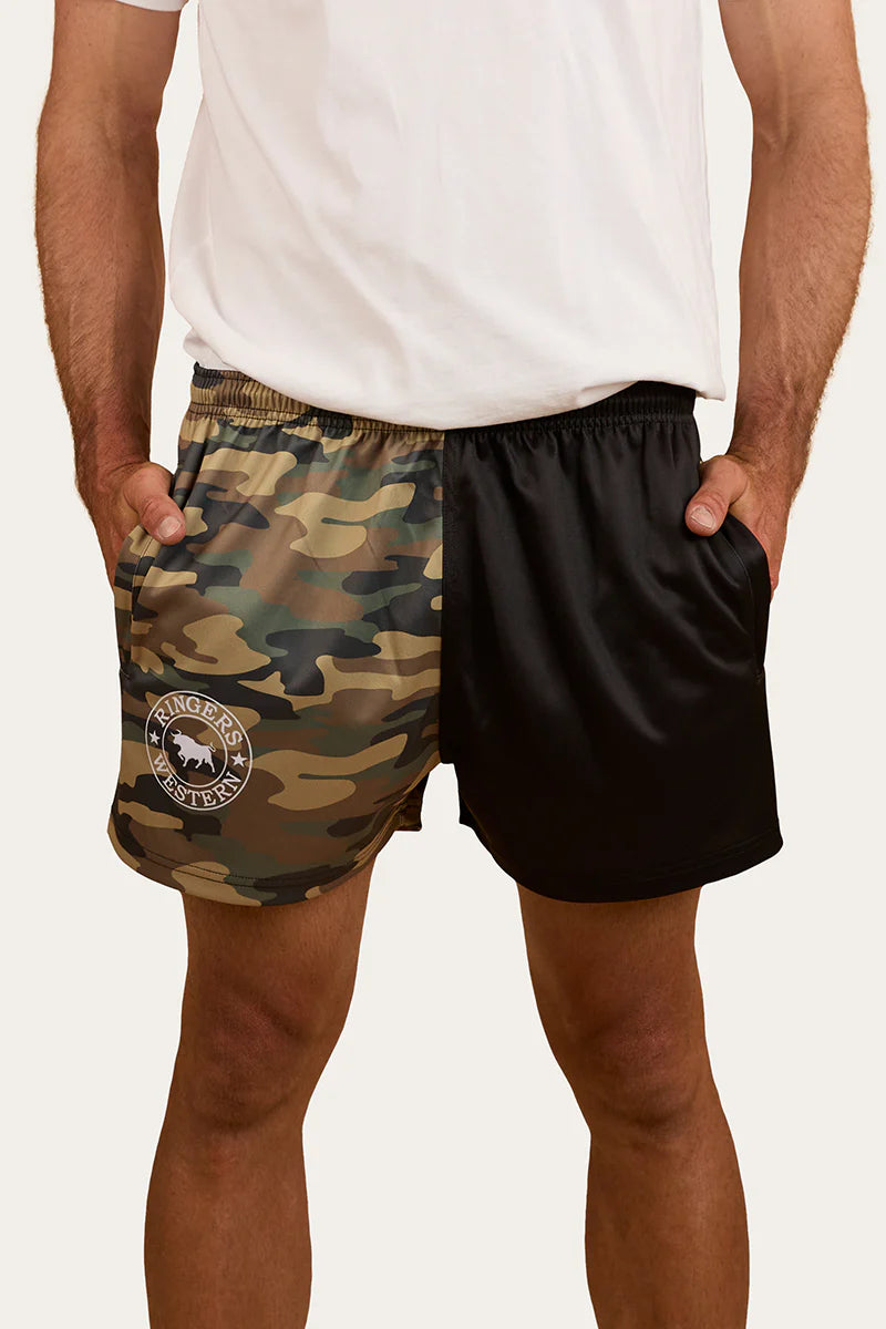 RINGERS WESTERN Unisex Footy Short -Black / Camo