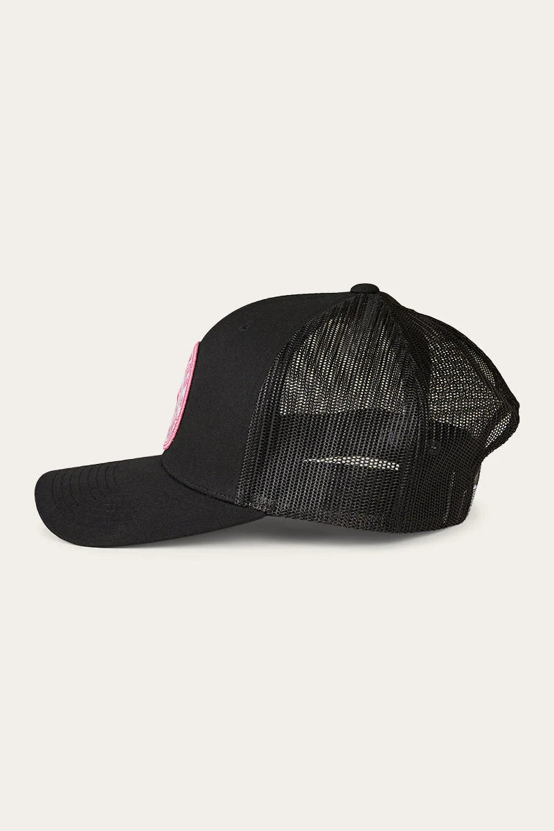 RINGERS WESTERN Tara Ponytail Trucker Cap - Black