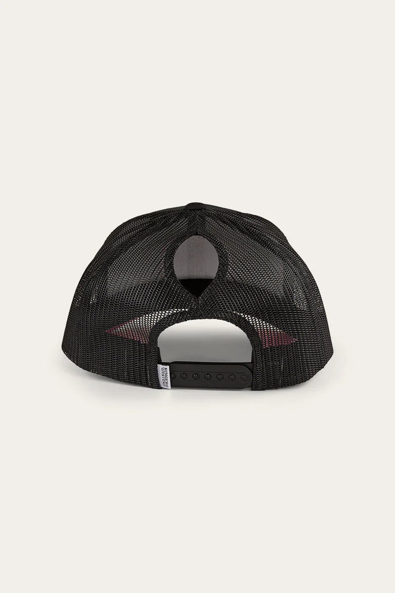 RINGERS WESTERN Tara Ponytail Trucker Cap - Black