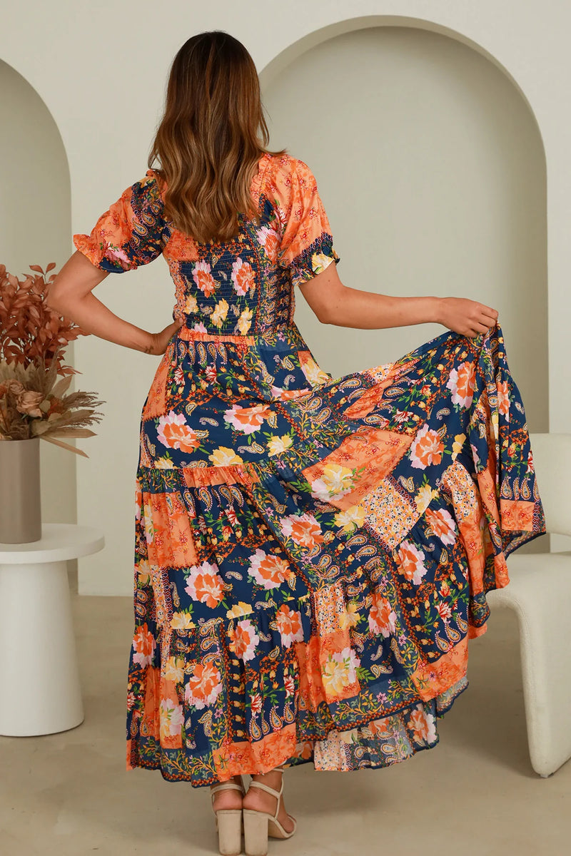 DreamCatcher Edith Off Shoulder Maxi Dress