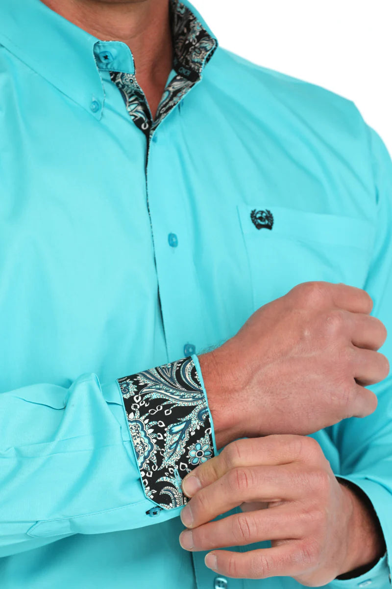 Cinch - Mens Turquoise Shirt