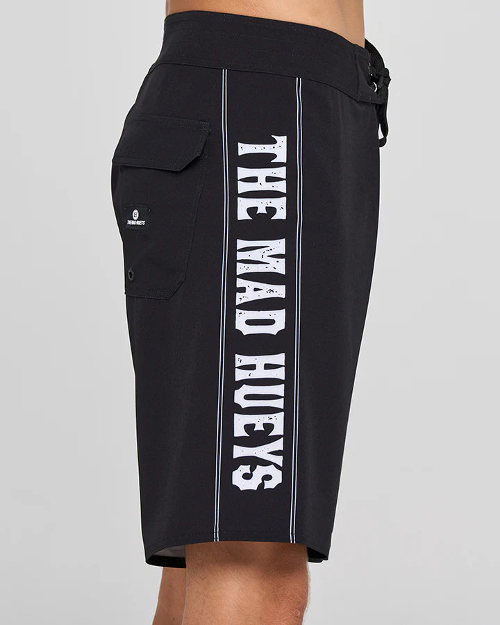 The Mad Hueys PORT SIDE AHOY FKRS | 20" BOARDSHORT - BLACK
