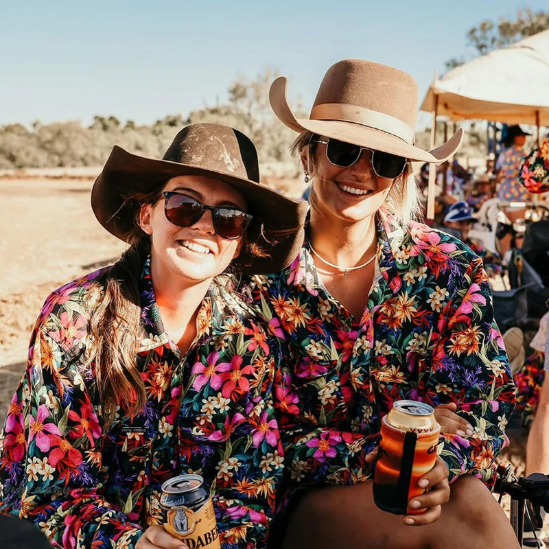 Coastal Cowboys - Midnight Women's Half Button Workshirt