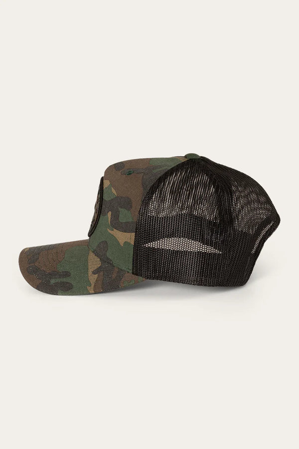 RINGERS WESTERN Signature Bull Trucker Cap - Camo/Black