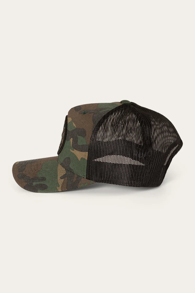 RINGERS WESTERN Signature Bull Trucker Cap - Camo/Black