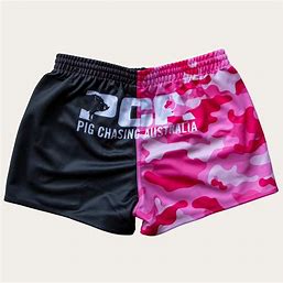 PCA Footy Shorts - Two Tone Next Gen- Pink camo