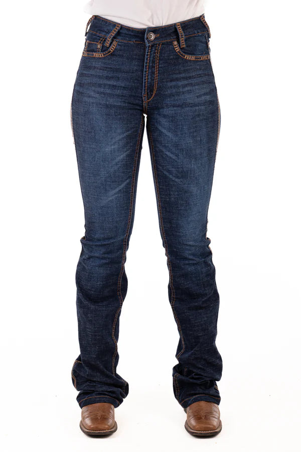 Hitchley & Harrow - Tan Stitch Jean