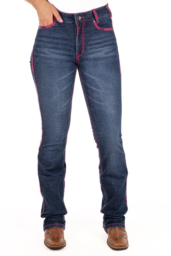 Hitchley & Harrow - Hot Pink Stitch Jean (Copy)
