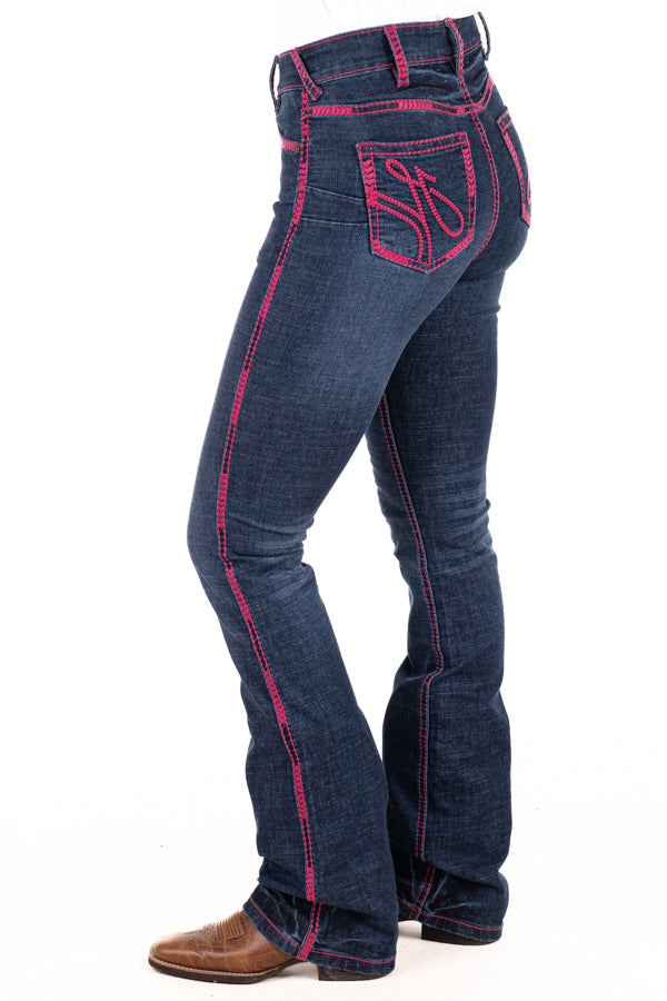 Hitchley & Harrow - Hot Pink Stitch Jean (Copy)