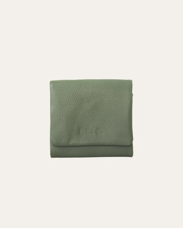 Bare Leather - Minnie Purse / Olive Pebble