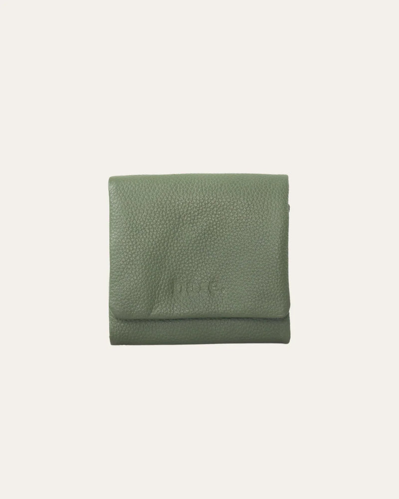 Bare Leather - Minnie Purse / Olive Pebble