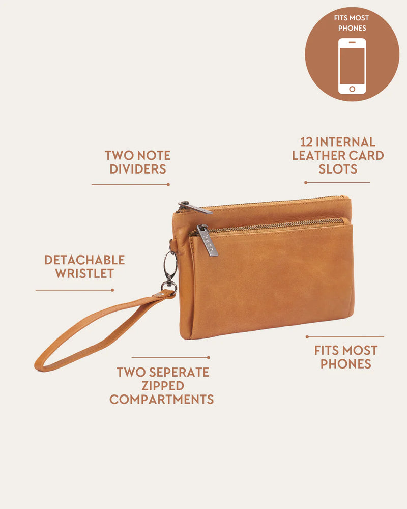 Bare Leather - Mangrove Purse / Black