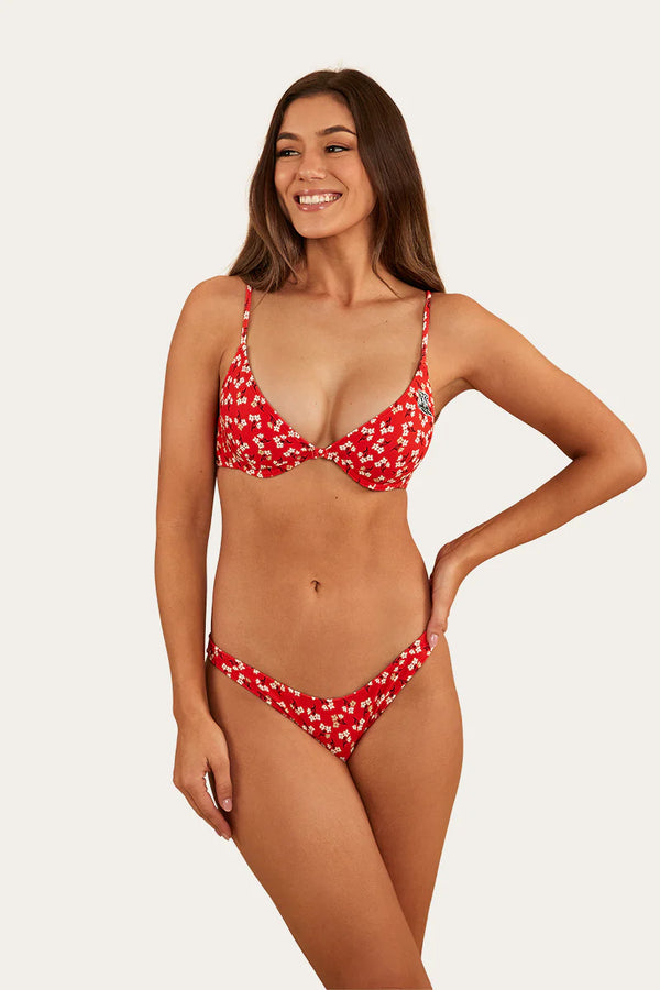 RINGERS WESTERN Posie Womens Underwire Bikini Top - Fiery Red