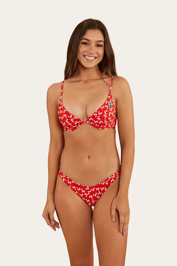 RINGERS WESTERN Posie Womens Underwire Bikini Top - Fiery Red