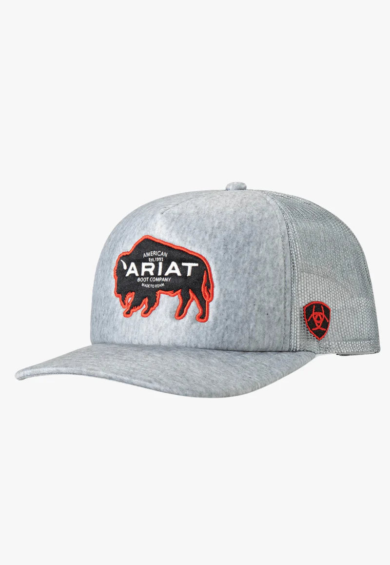 ARIAT-  Buffalo Patch Snap Back Cap