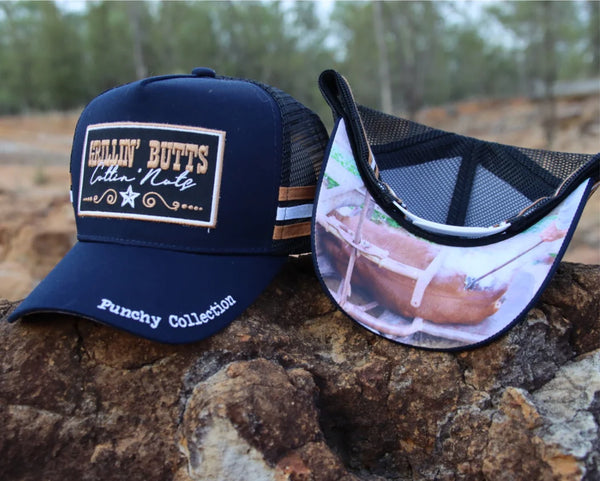 GFour Punchy Collection - Grillin Navy Deep Fit Trucker