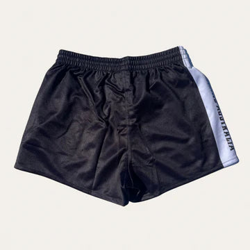 PCA Footy Shorts -CROP DOG - Black/White