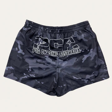 PCA REAPER Footy Shorts - ZIP Pockets!