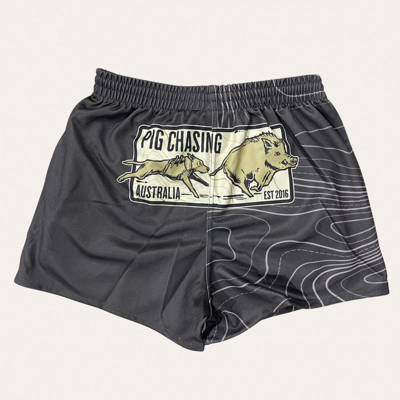 PCA Footy Shorts - CONTOUR - Zip Pockets