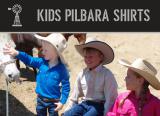 Pilbara Kids Half Button - Light Blue